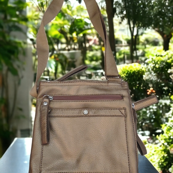 Vintage Tyler Rodan gold metallic bag with build in wallet - Picture 2 of 4